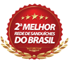 2ª Melhor rede de Sanduíches do Brasil <br> segundo a revista Pequenas Empresas & Grandes Neg�cios 2012/2013